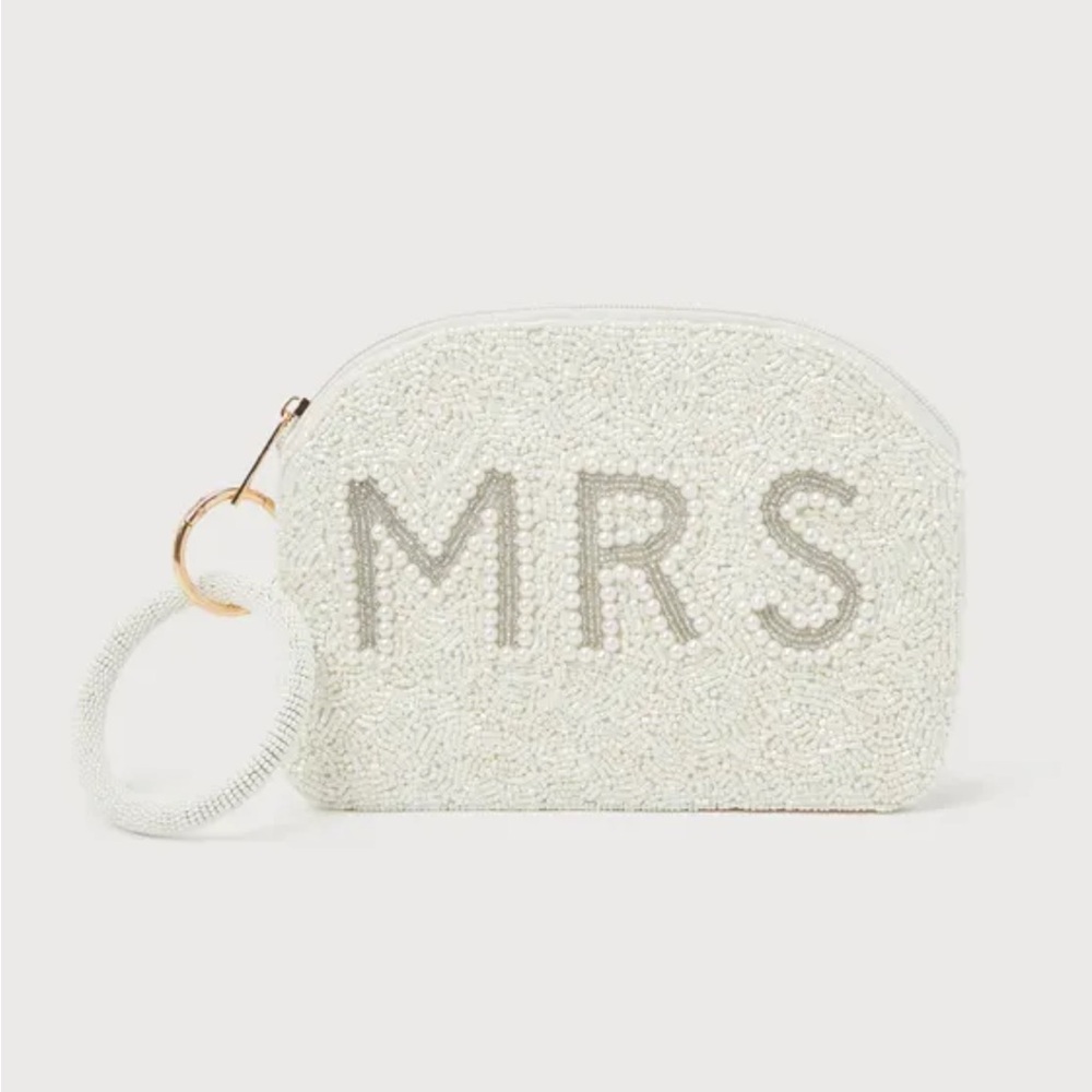 MRS wristlet with pearls